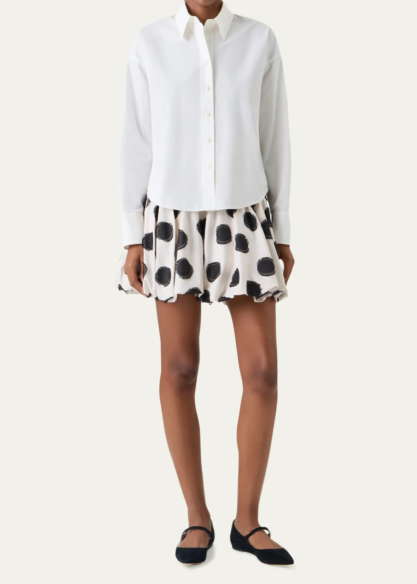 Akris puntoCotton Poplin Button-Down Shirt