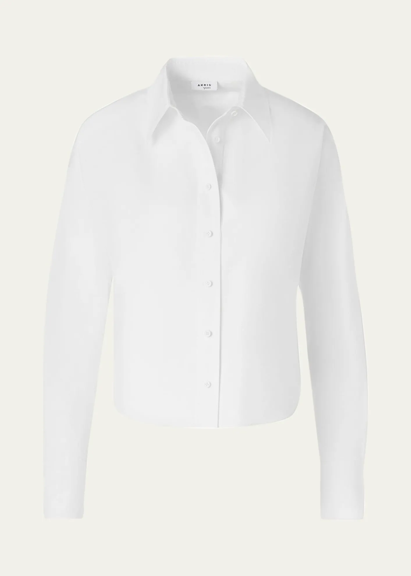 Akris puntoCotton Poplin Button-Down Shirt
