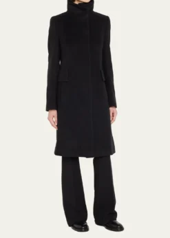 Akris puntoDuffle Knee-Length Wool Coat