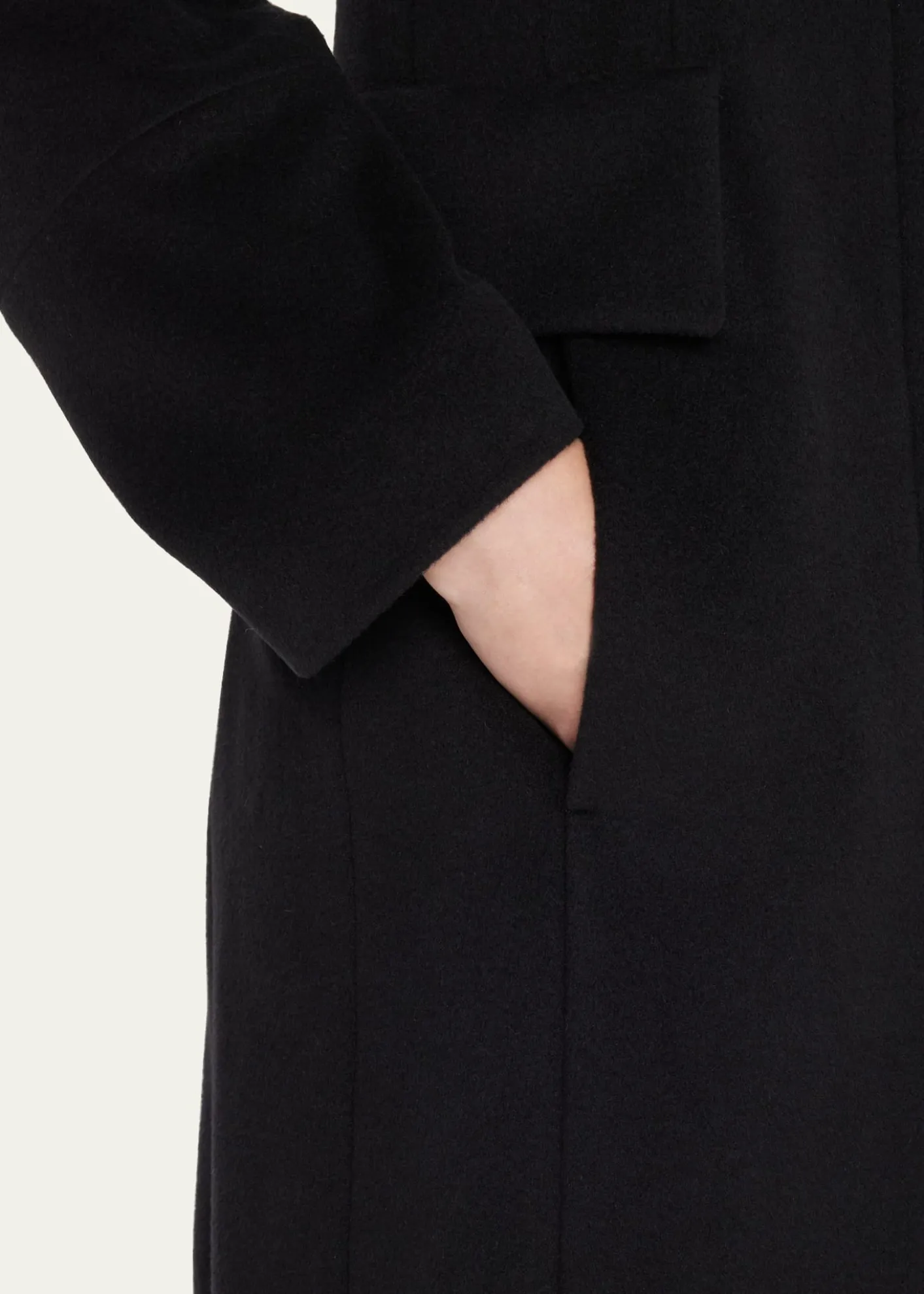 Akris puntoDuffle Knee-Length Wool Coat