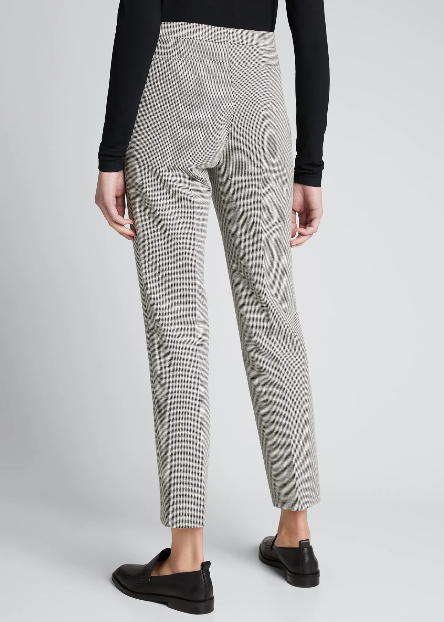 Akris puntoFranca Micro Houndstooth Ankle Trousers