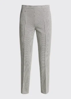 Akris puntoFranca Micro Houndstooth Ankle Trousers