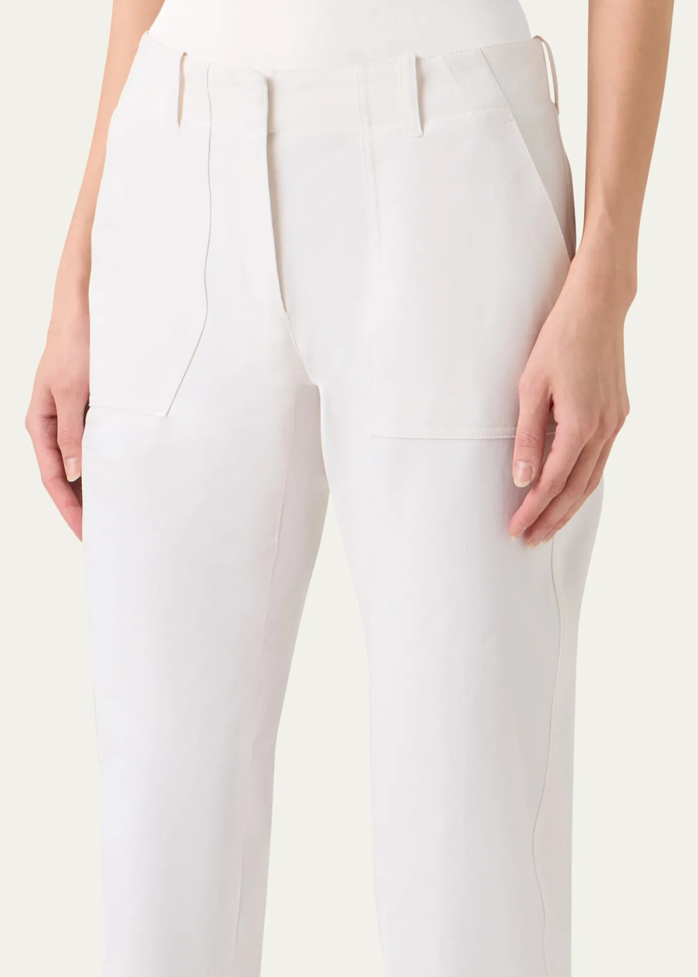 Akris puntoFranco Cargo Cropped Pants