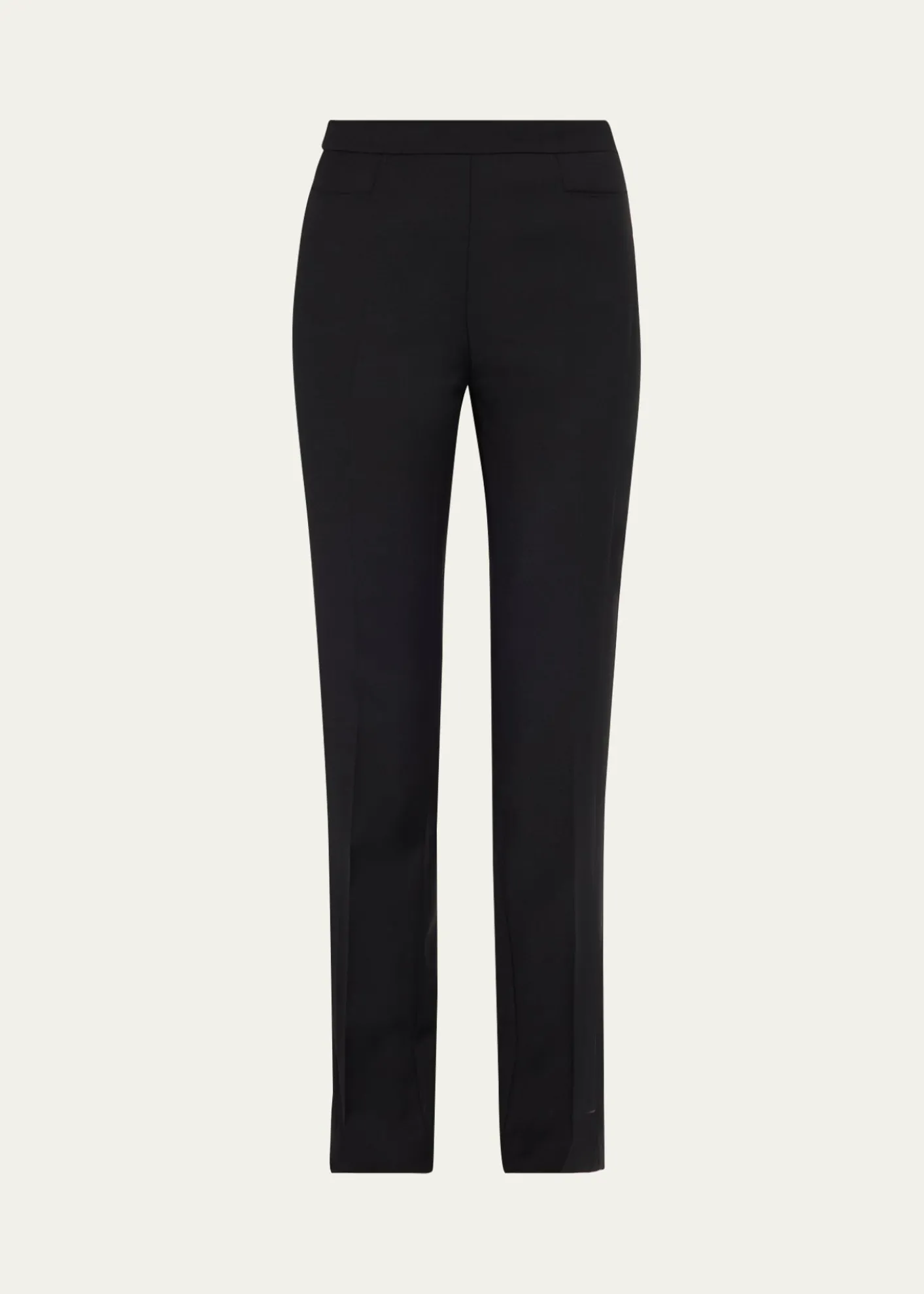 Akris puntoFrancoise Slim-Straight Pants, Black