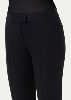 Akris puntoFrankie Straight-Leg Cotton-Stretch Cropped Pants