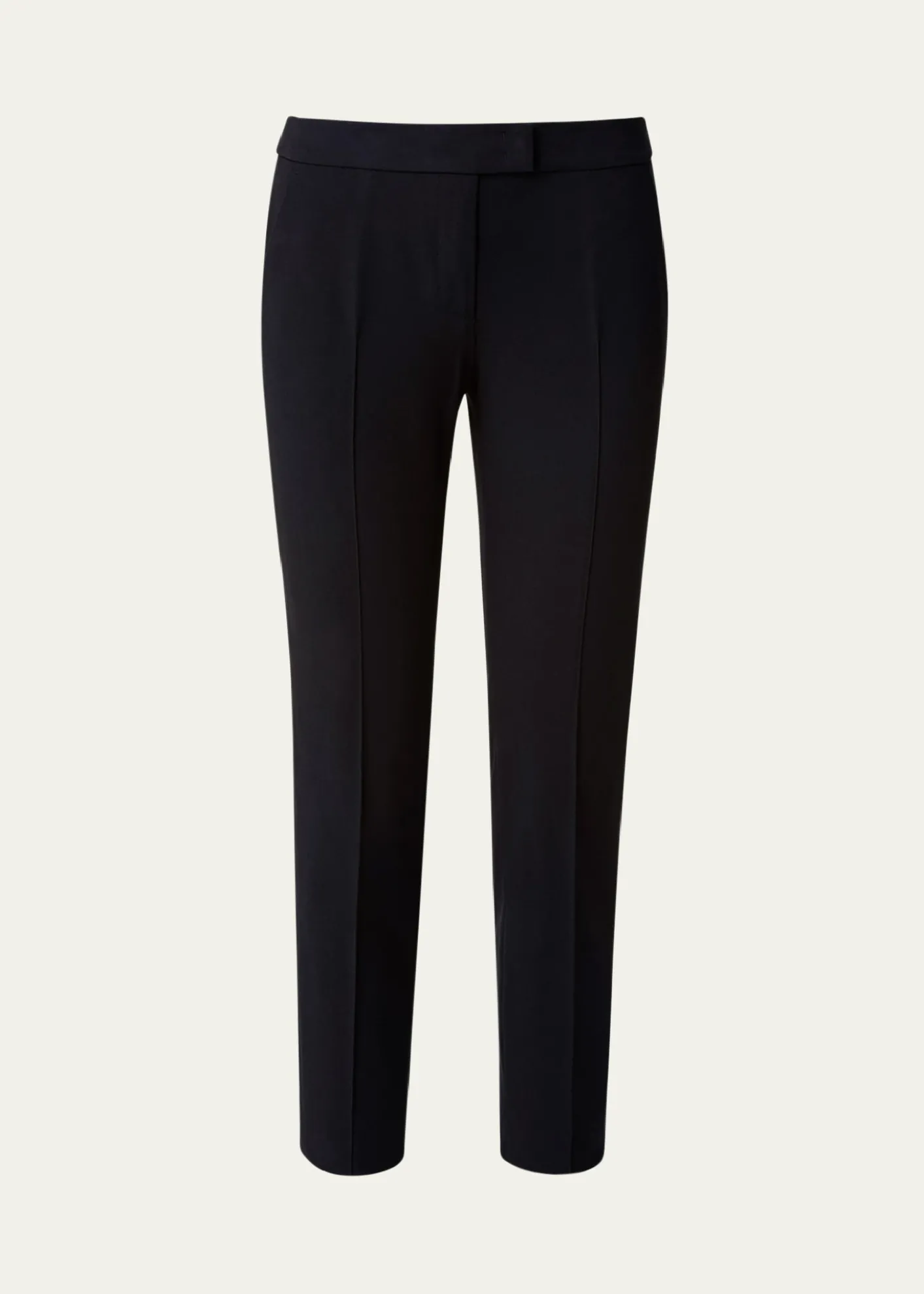 Akris puntoFrankie Straight-Leg Cotton-Stretch Cropped Pants