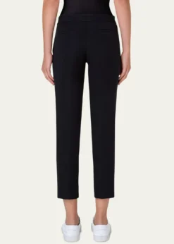 Akris puntoFrankie Straight-Leg Cotton-Stretch Cropped Pants