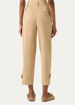 Akris puntoFraser Cotton Gabardine Barrel-Leg Ankle Pants