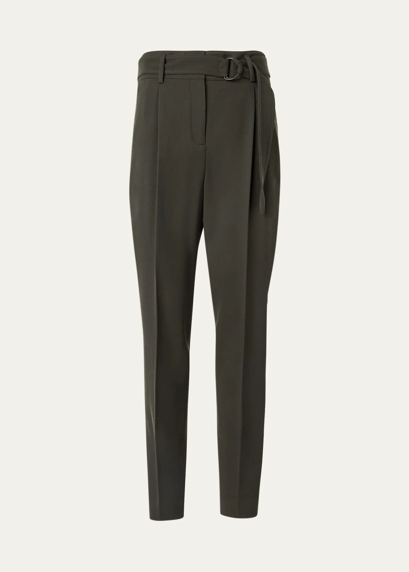 Akris puntoFred Belted Wool Ankle Pants