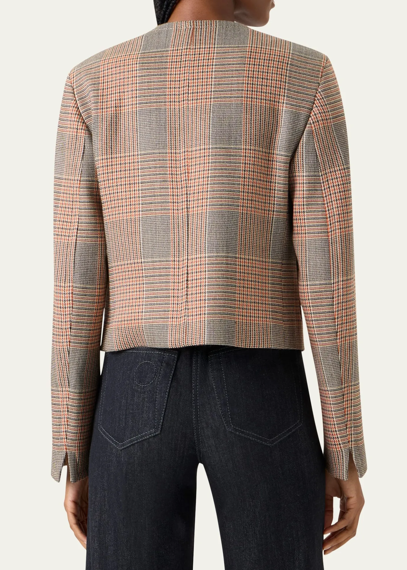 Akris puntoGlen Plaid Wool Jacket