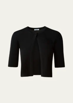 Akris puntoHalf-Sleeve Short Cardigan