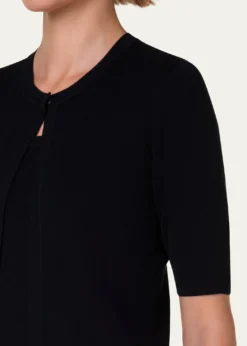 Akris puntoHalf-Sleeve Short Cardigan