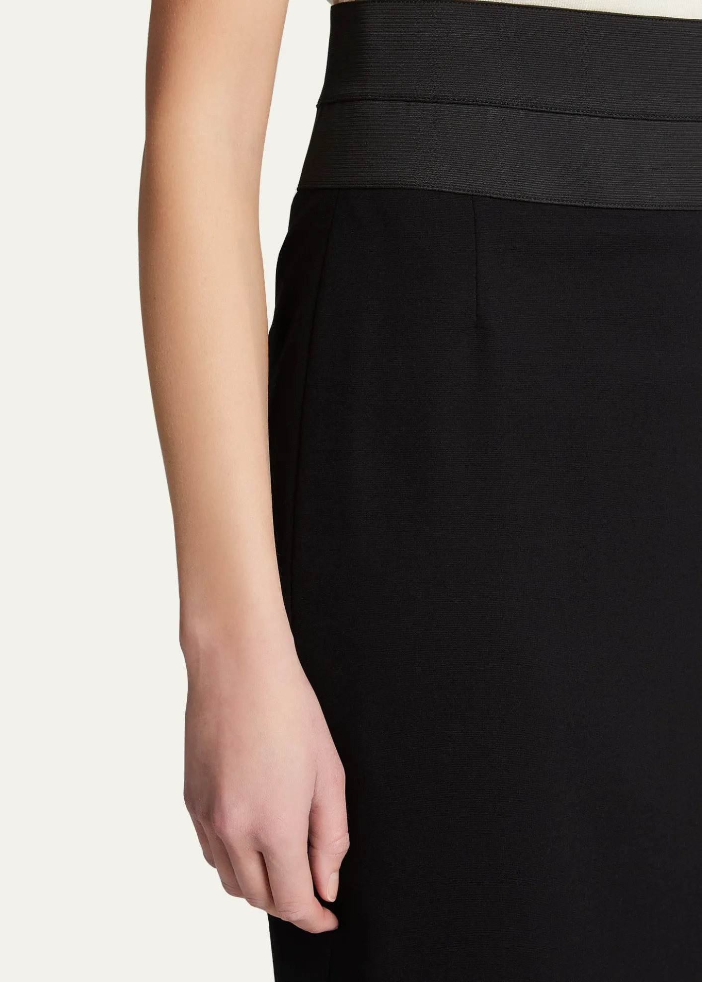 Akris puntoHigh-Waist Jersey Pencil Skirt