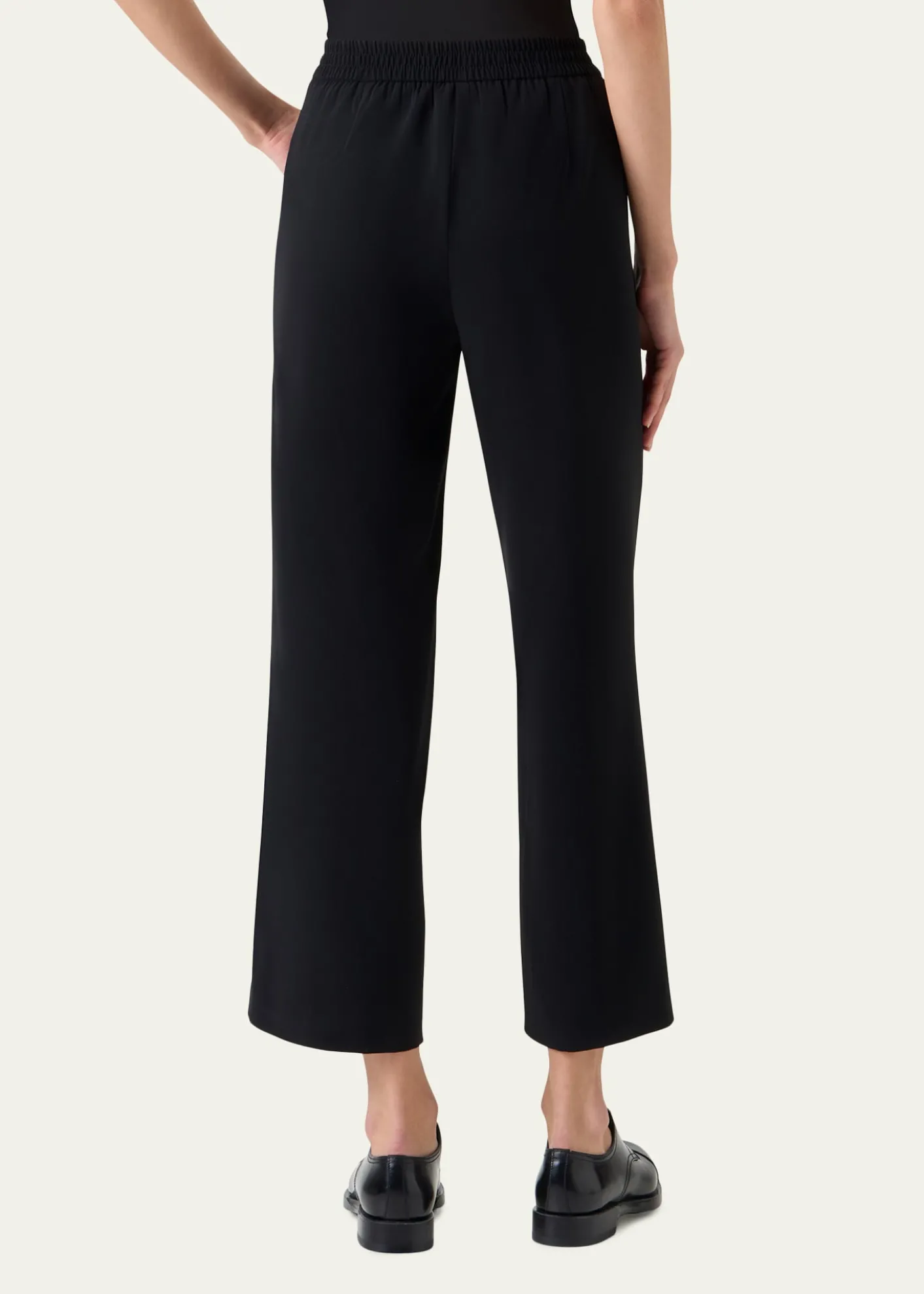 Akris puntoMarlon Cropped Pants in Signature Laser-Cut Crepe