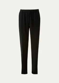 Akris puntoMike Split-Hem Crepe Pull-On Pants