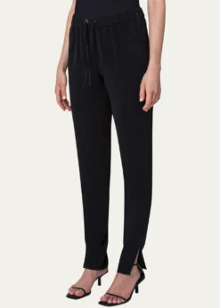 Akris puntoMike Split-Hem Crepe Pull-On Pants