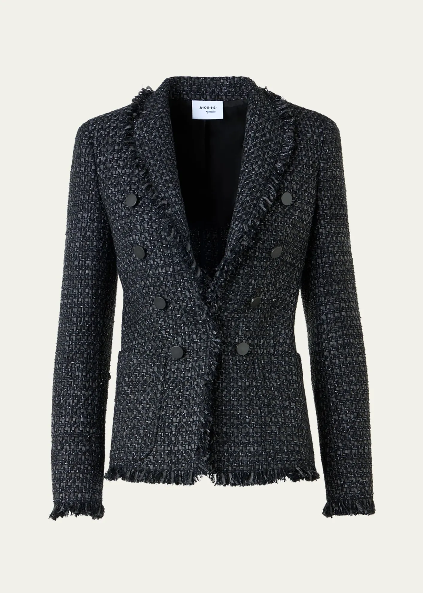 Akris puntoSalt and Pepper Tweed Jacket
