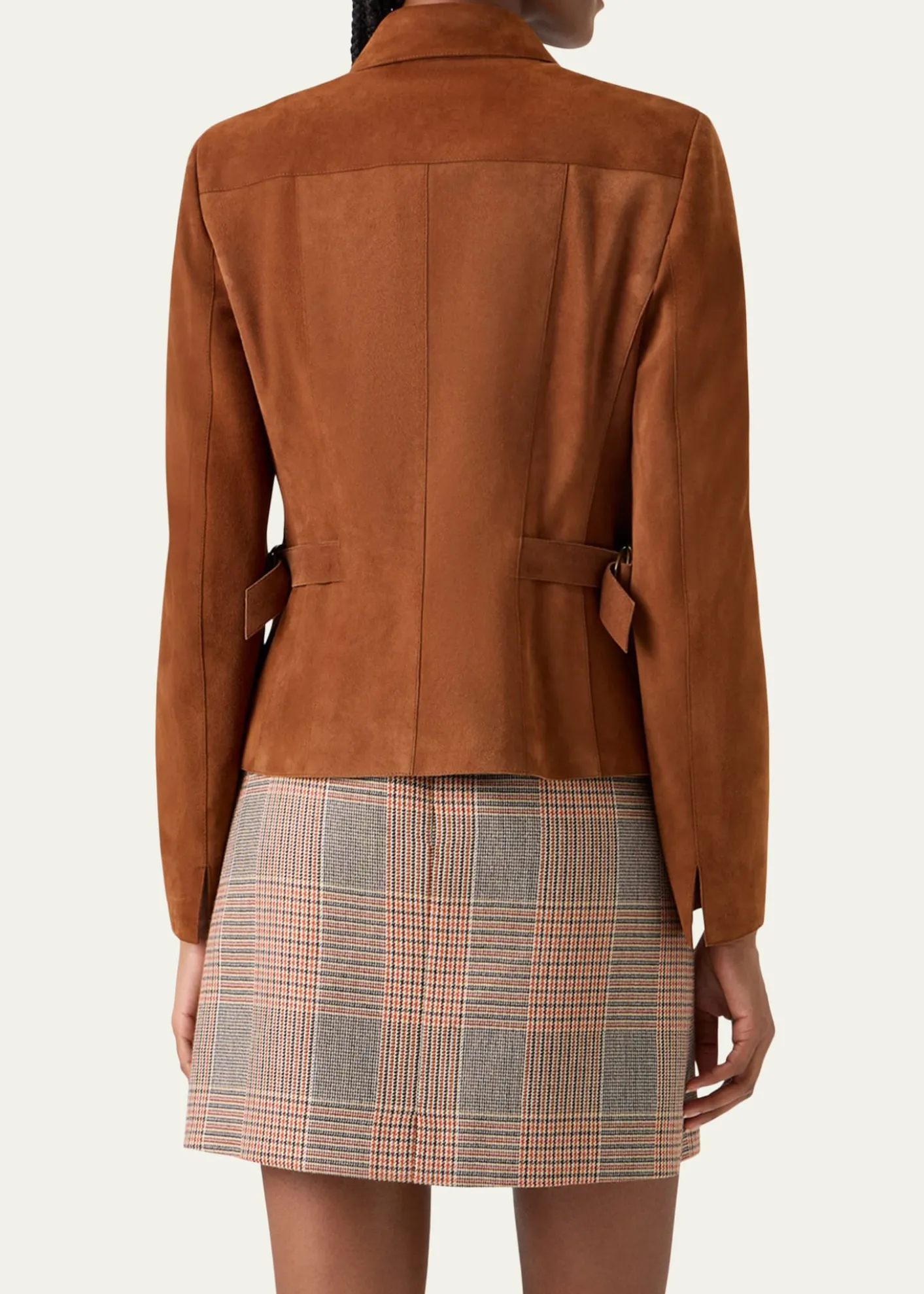 Akris puntoSuede Slim Zip Jacket