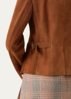 Akris puntoSuede Slim Zip Jacket