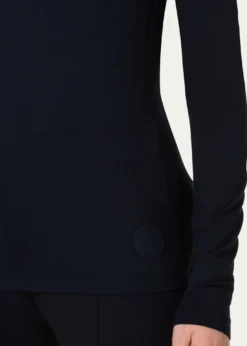 Akris puntoTurtleneck Long-Sleeve Modal-Stretch Top