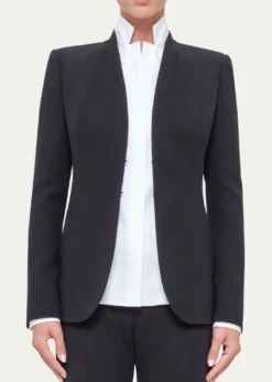 AkrisShawl-Collar Wool Jacket