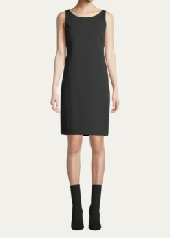 AkrisSilk Crepe Shift Dress