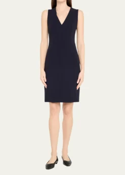 AkrisSleeveless V-Neck Dress