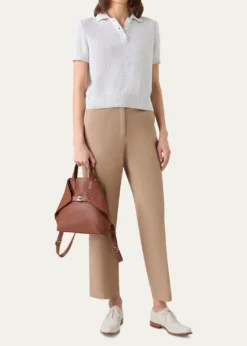 AkrisSmall Grain Leather Backpack