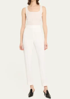AkrisStraight Leg Wool Pants