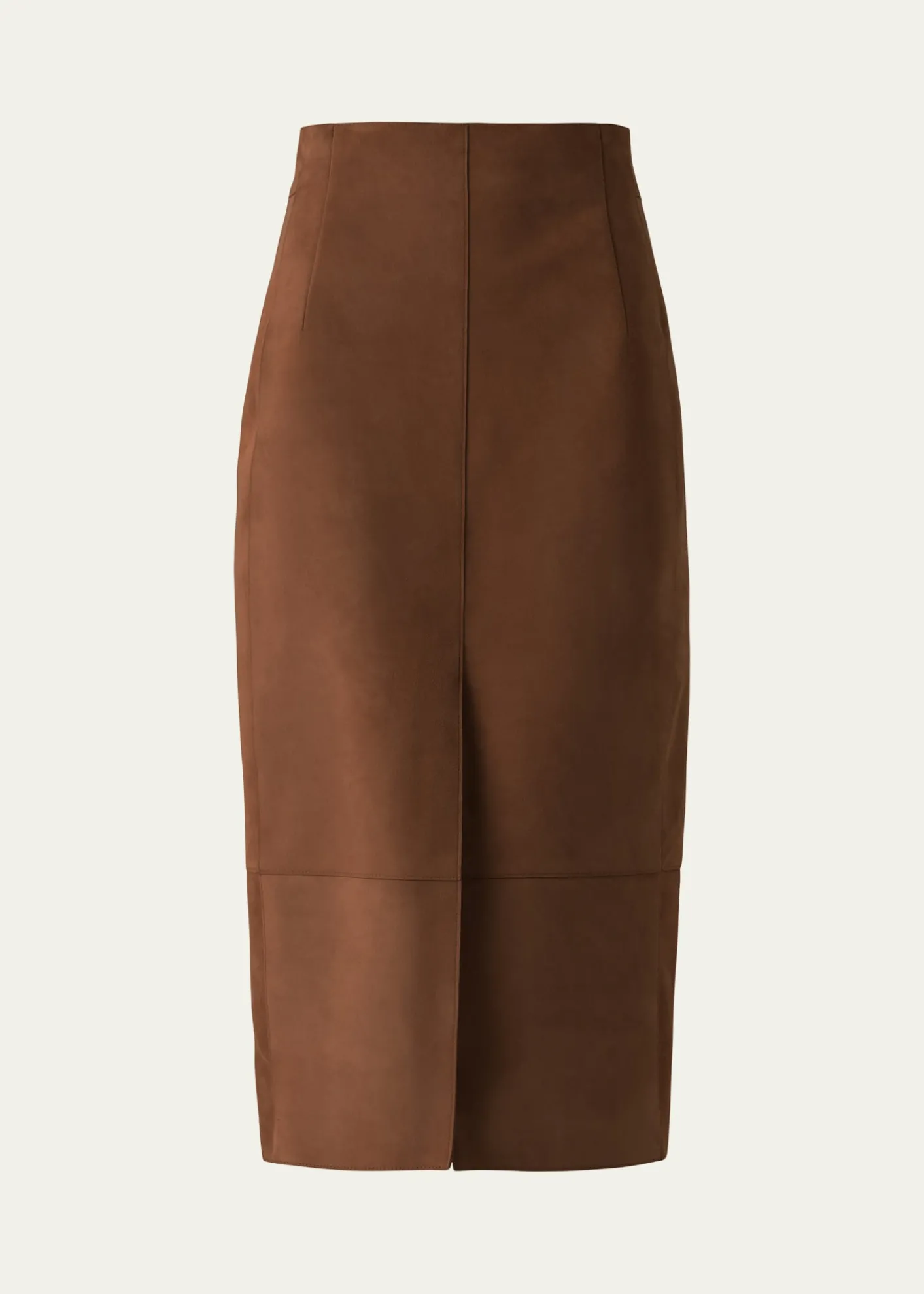 AkrisSuede Midi Pencil Skirt