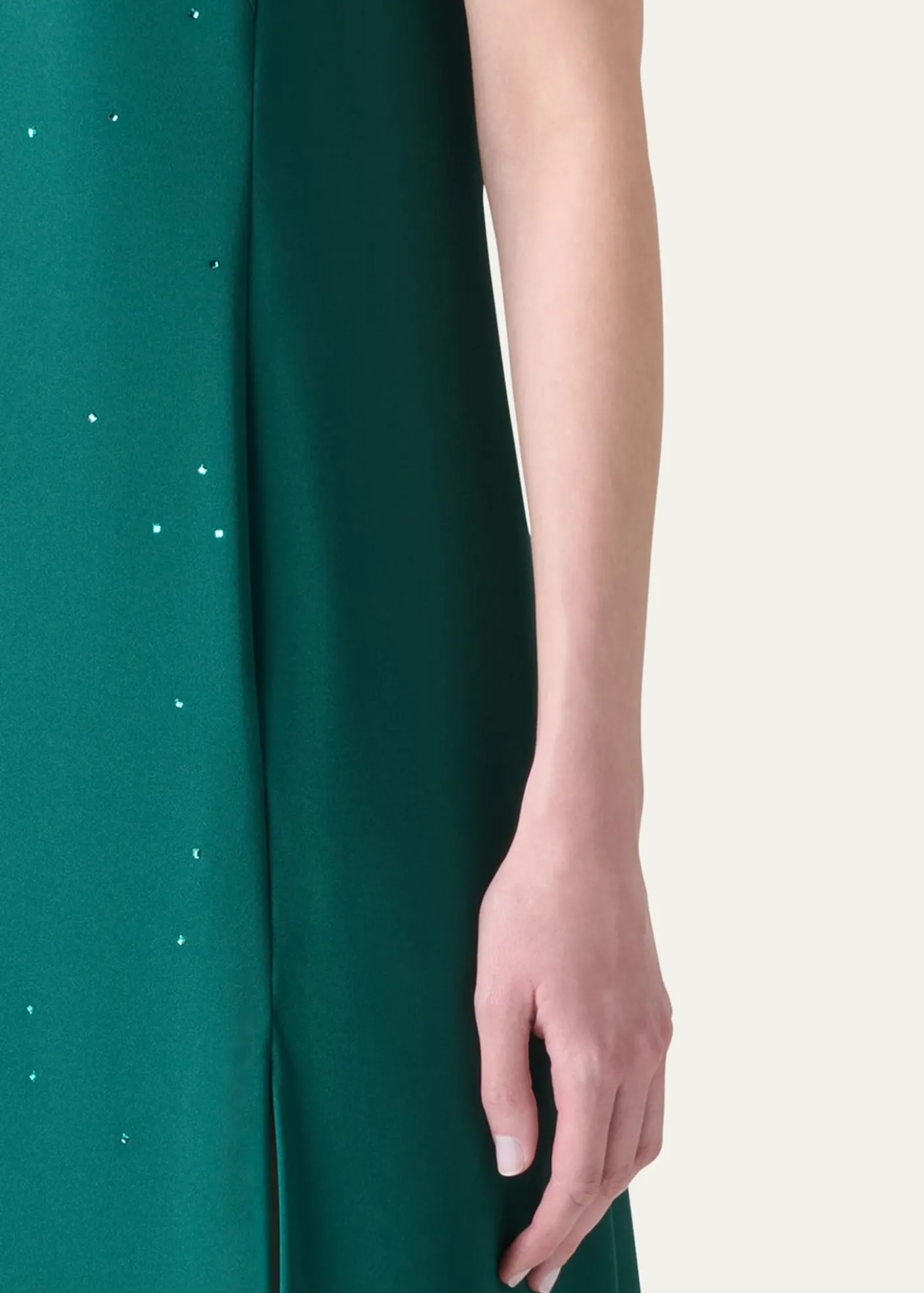 AkrisSwarovski Stars Silk Crepe Gown