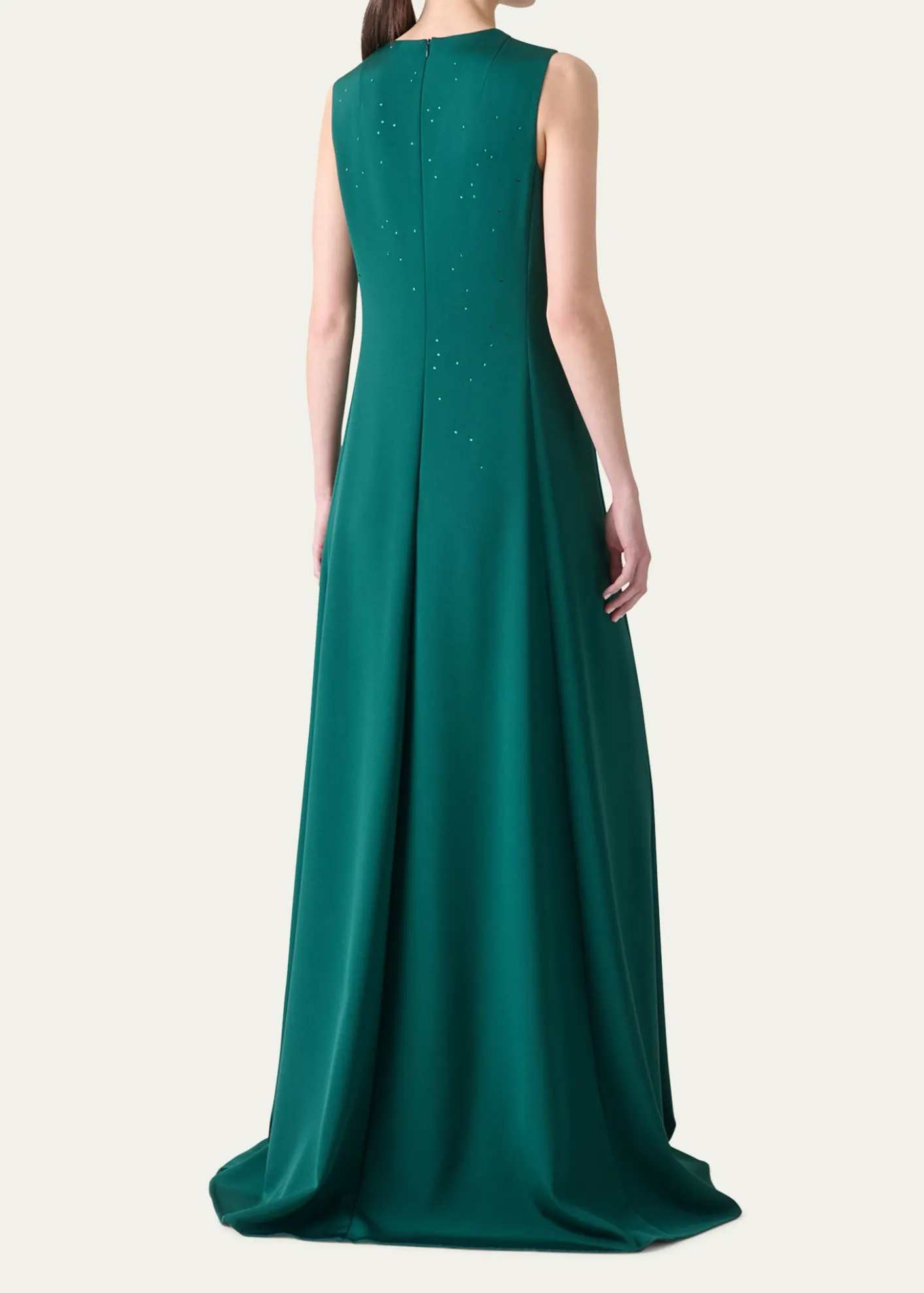 AkrisSwarovski Stars Silk Crepe Gown