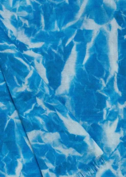 AkrisWhitecaps-Print Cashmere Scarf