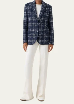 AkrisWool-Viscose Tweed Kora Jacket