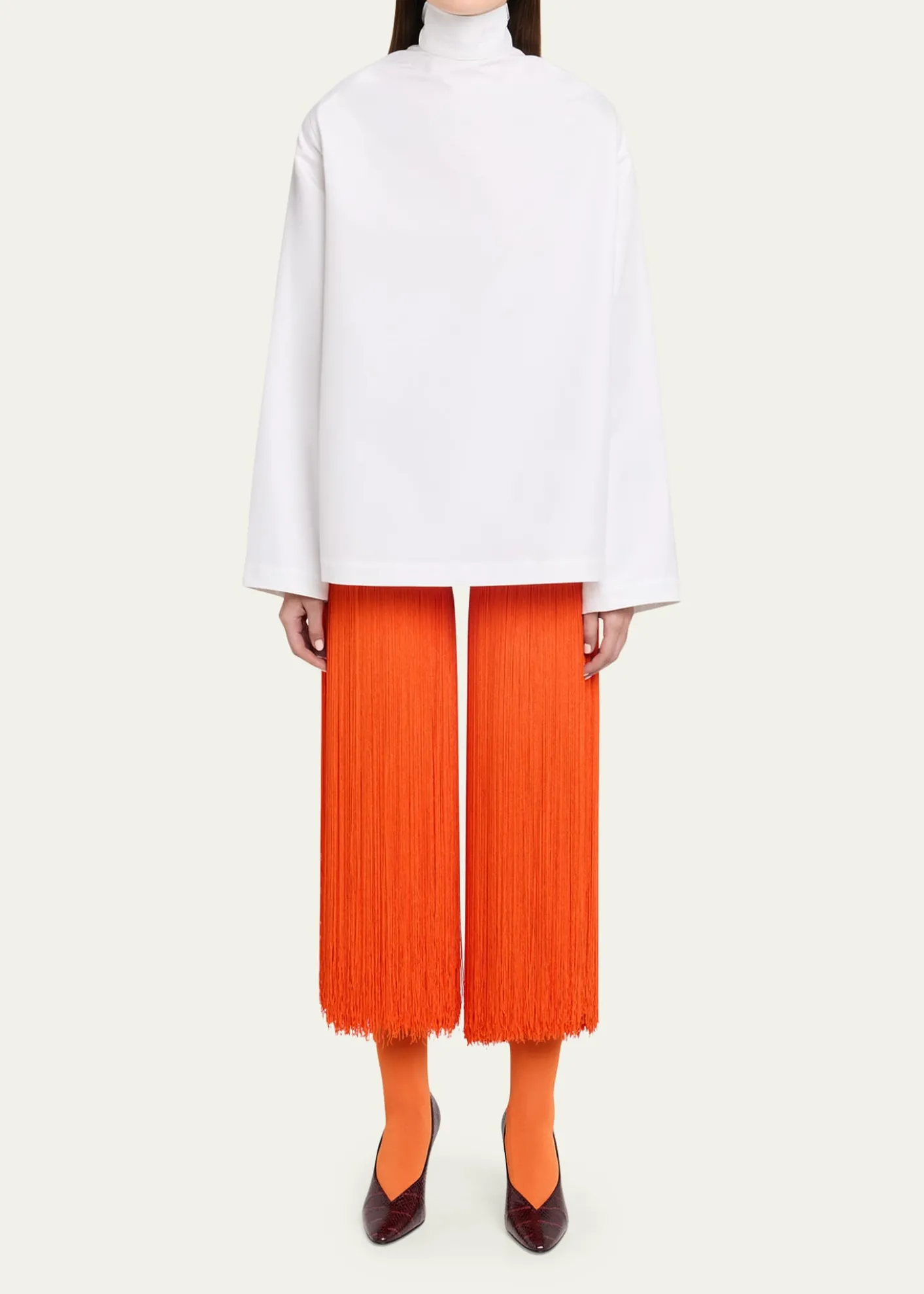 ALAIACotton Poplin Reverse Jacket