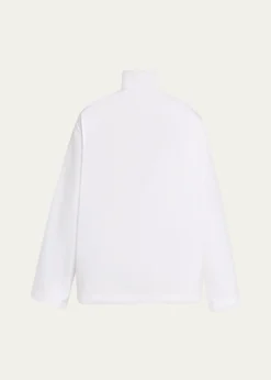 ALAIACotton Poplin Reverse Jacket