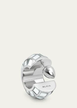 ALAIADisco Crystal Small Hoop Earrings