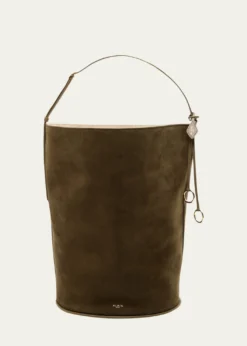 ALAIALarge Suede Hobo Bag