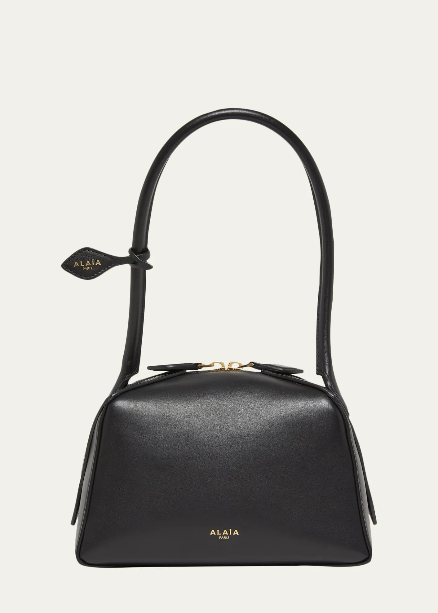 ALAIALe Bouledogue Dome Leather Shoulder Bag