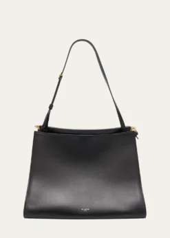 ALAIALe Click Medium Curve Shoulder Bag in Glossy Leather