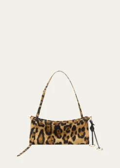 ALAIALe Click Medium Leopard-Print Shoulder Bag