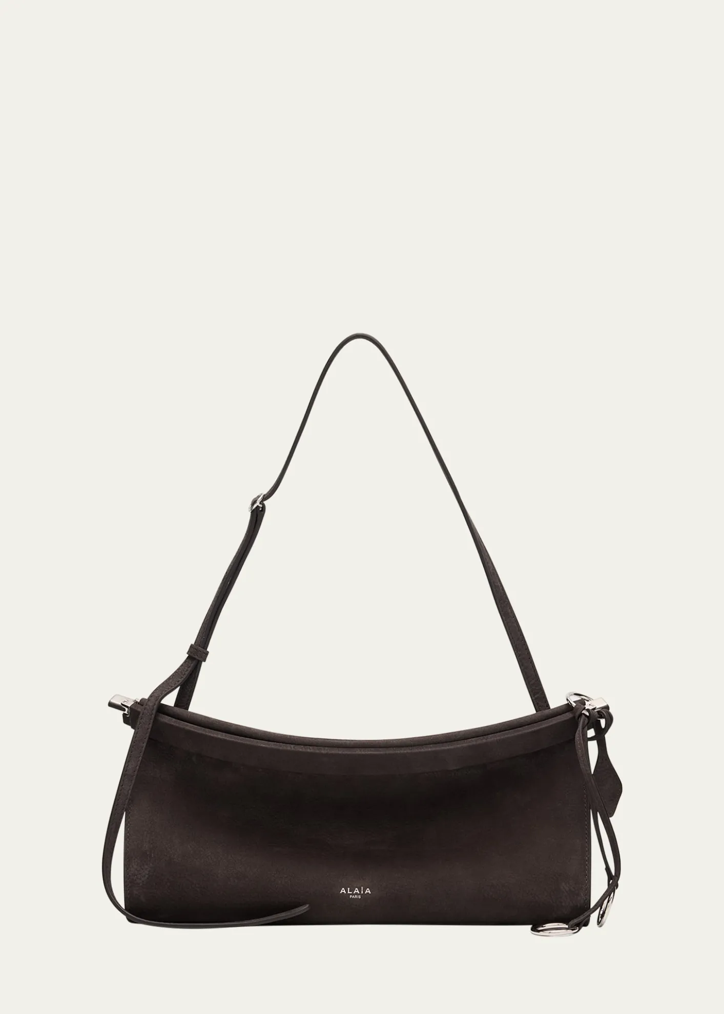 ALAIALe Click Medium Shoulder Bag in Suede