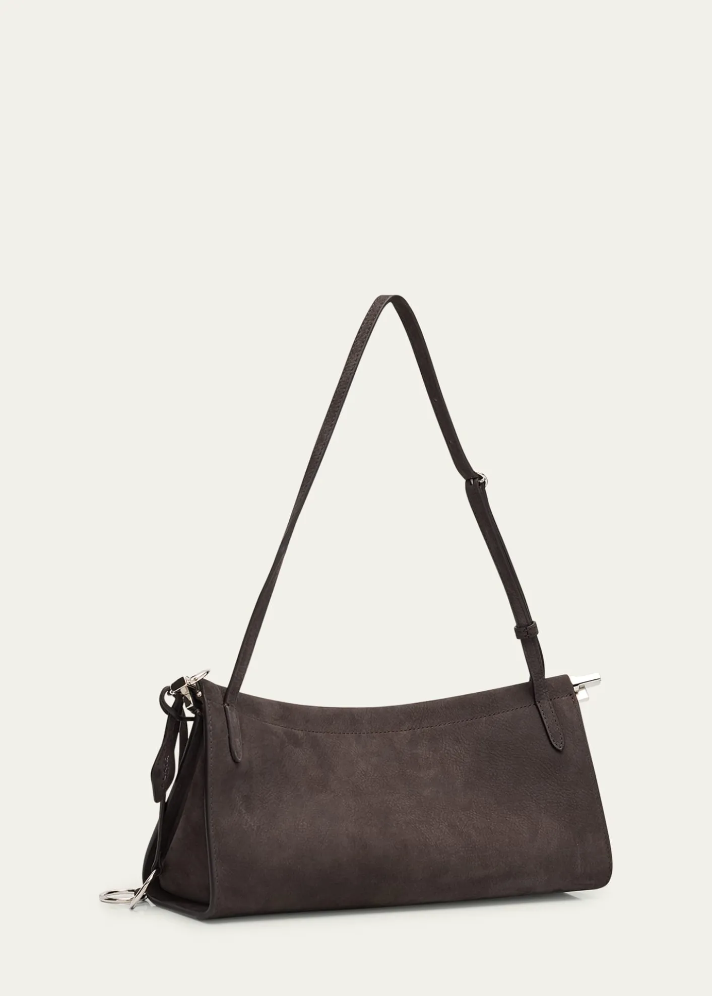 ALAIALe Click Medium Shoulder Bag in Suede