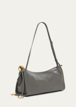 ALAIALe Click Medium Shoulder Bag in Glossy Leather