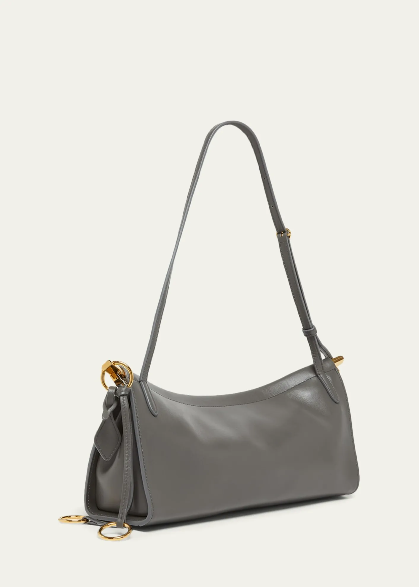 ALAIALe Click Medium Shoulder Bag in Glossy Leather