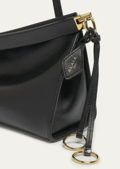 ALAIALe Click Medium Shoulder Bag in Glossy Leather