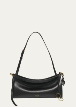 ALAIALe Click Medium Shoulder Bag in Glossy Leather