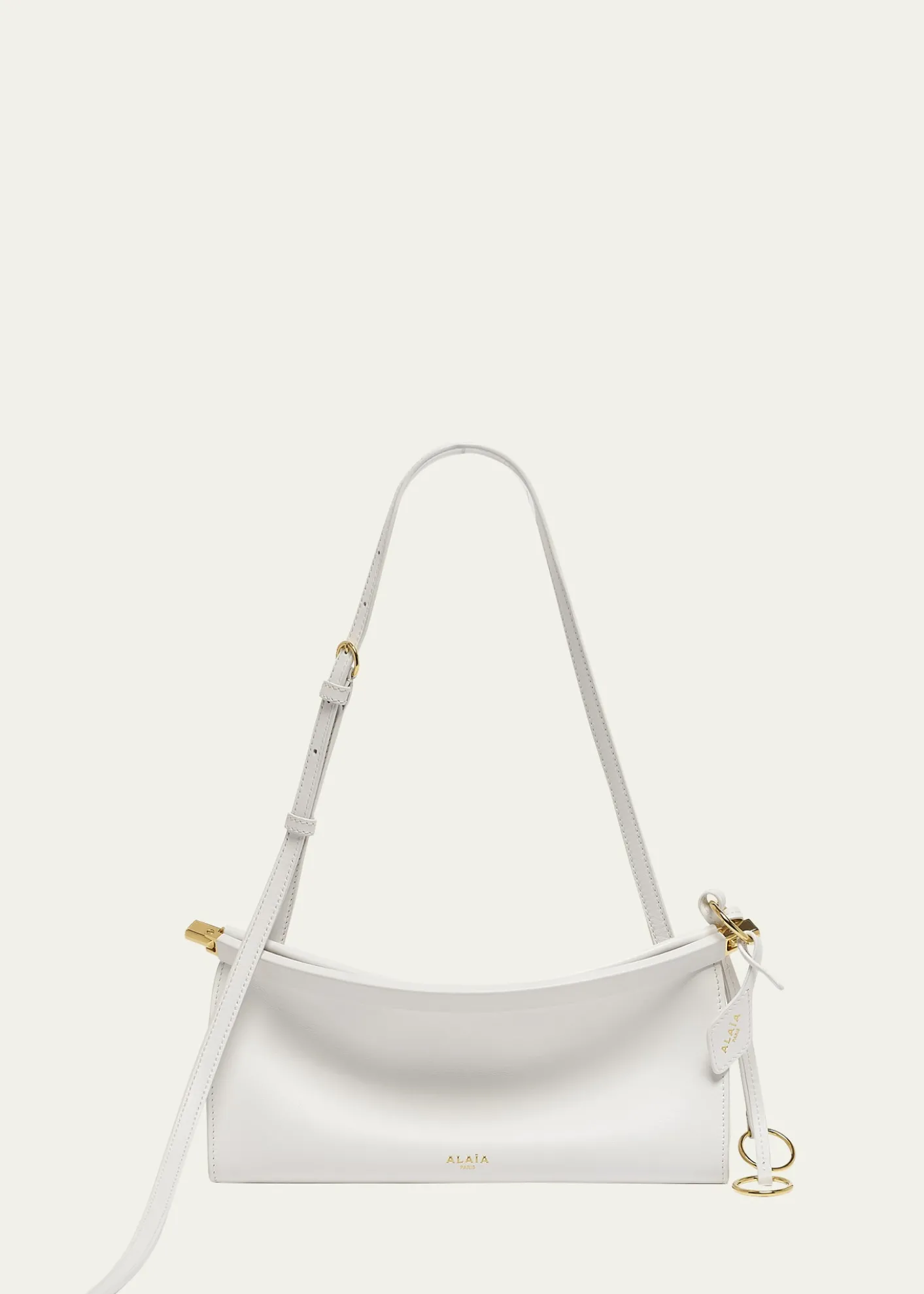 ALAIALe Click Small Shoulder Bag in Glossy Leather
