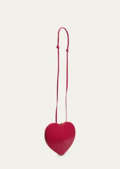 ALAIALe Coeur Crossbody Bag in Suede