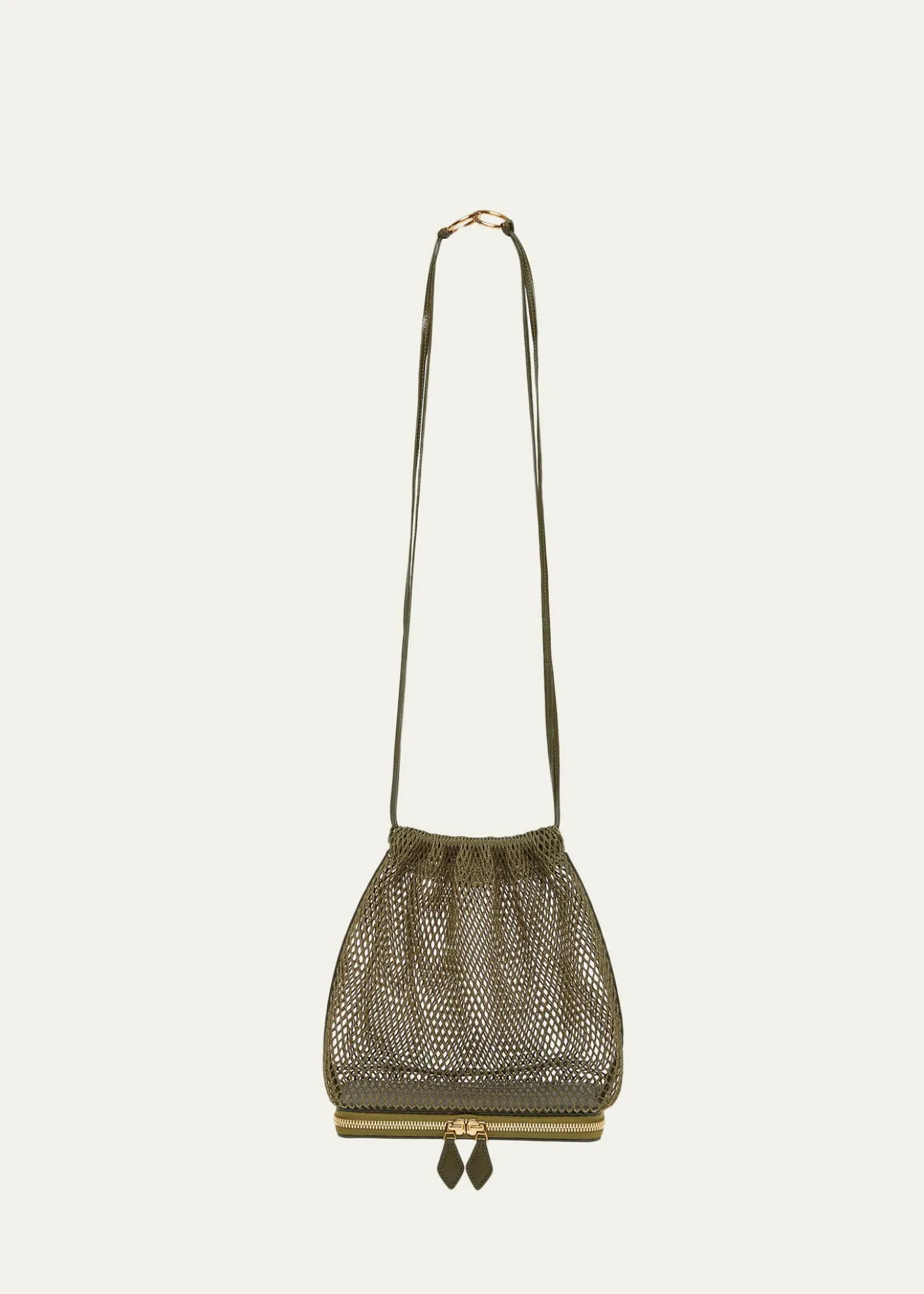 ALAIALe Pochon Fishnet Crossbody Bag